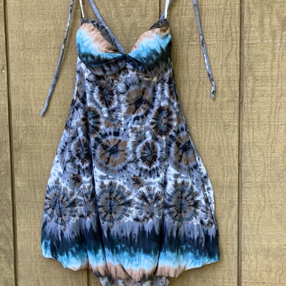 Ruby Rox Dresses & Skirts - Tie Dye Summer Dress w/ Spaghetti Straps